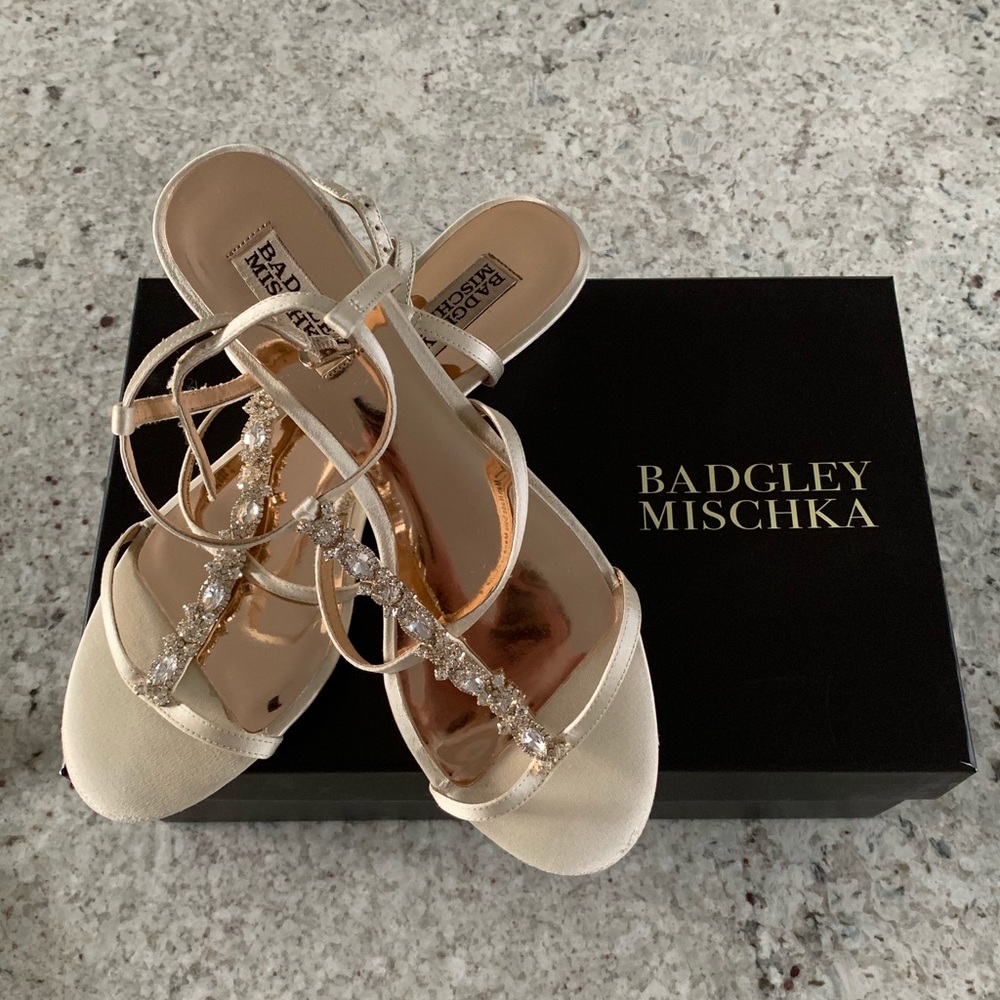 Badgley Mischka Wedge, Size 9